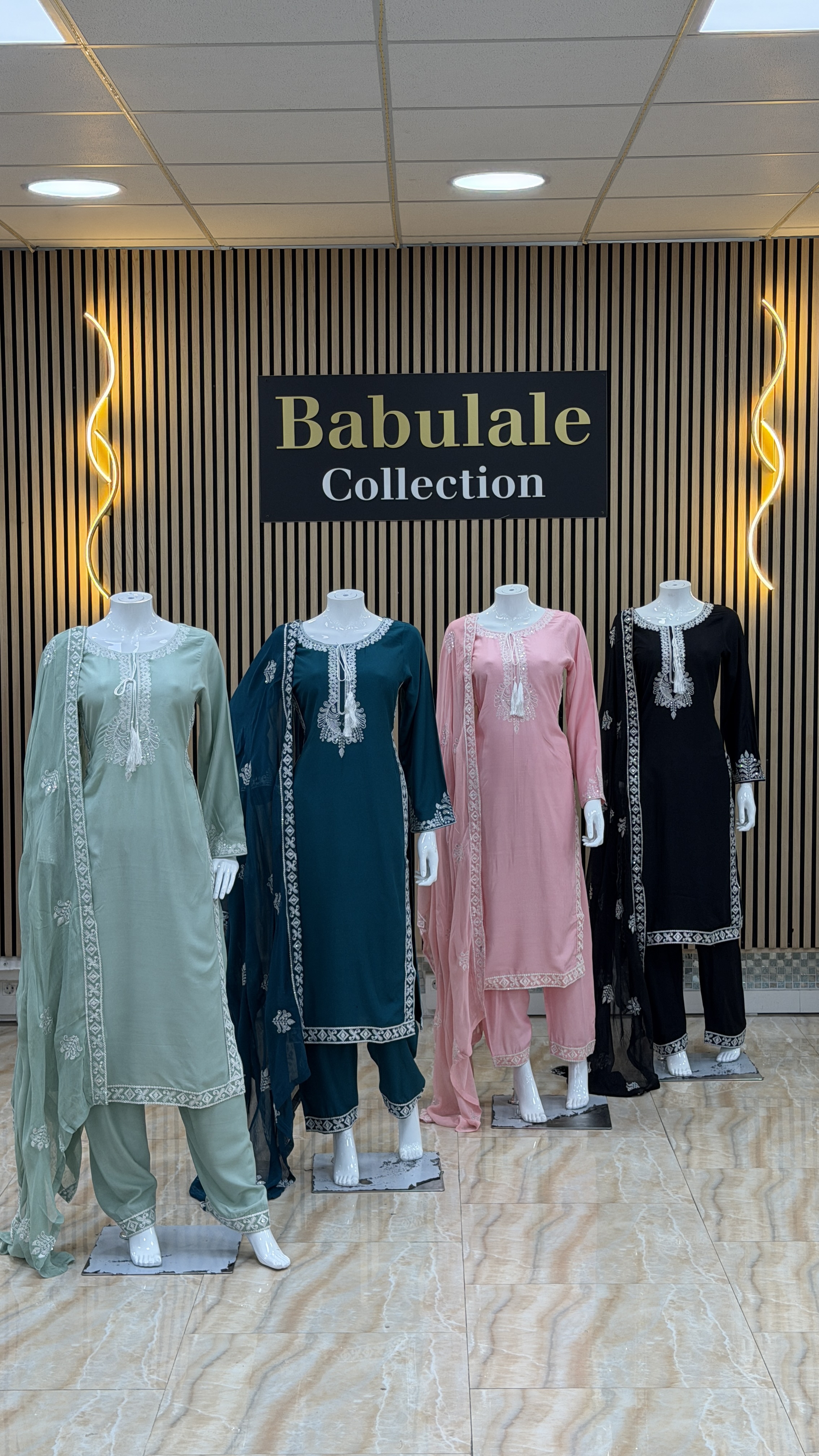 Punjabi Linen Casual Dress