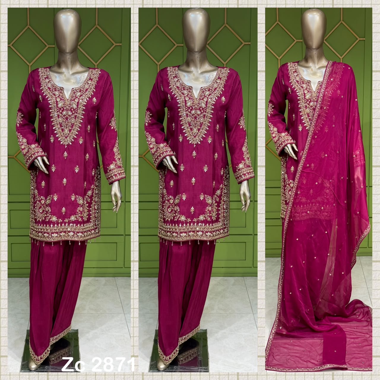 Punjabi Party Wear - Chiffon